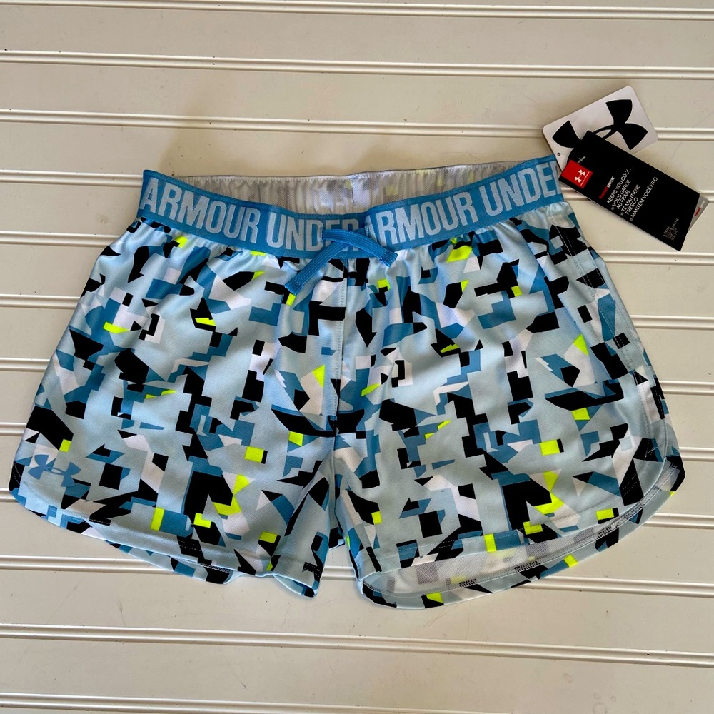 Under Armour Youth XL Loose Heatgear Swim Shorts New With Tags Tie Waist
